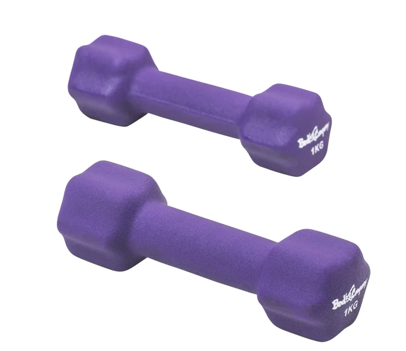 38Kg (2x1, 2x1.5, 2x2, 2x2.5, 2x3, 2x4, 2x5) Neopren Gymnastik Hanteln