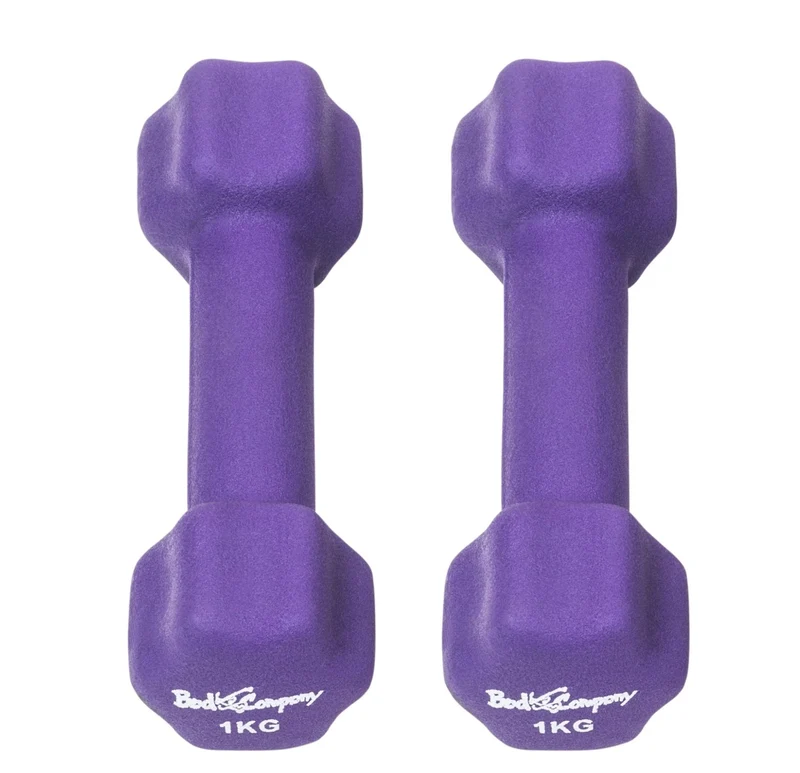 38Kg (2x1, 2x1.5, 2x2, 2x2.5, 2x3, 2x4, 2x5) Neopren Gymnastik Hanteln