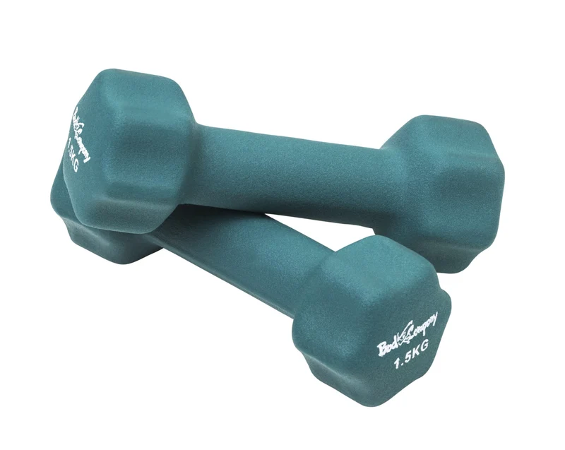 6Kg (2x0.5,2x1,2x1.5) Neopren Gymnastik Hanteln Hantel Gewichte Hantel-Set