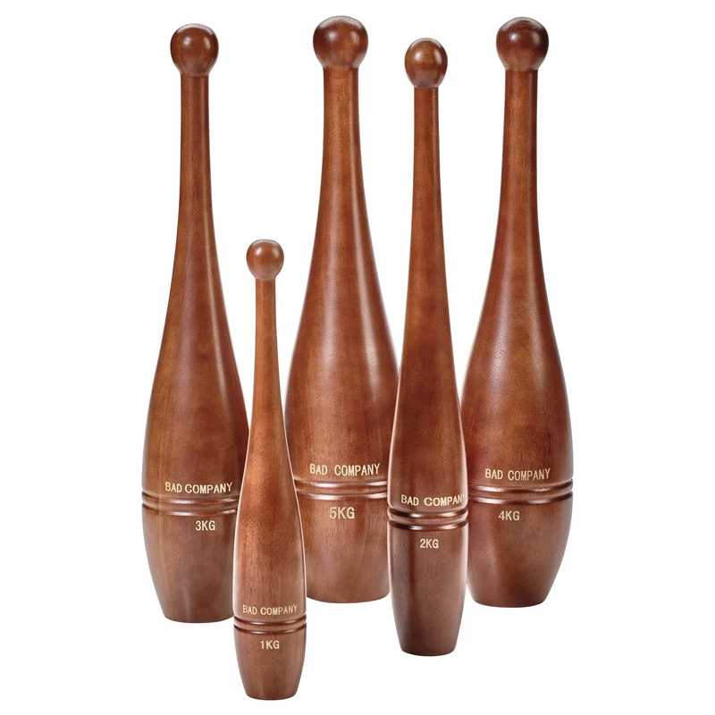 Wooden Indian Club Bell 5 kg