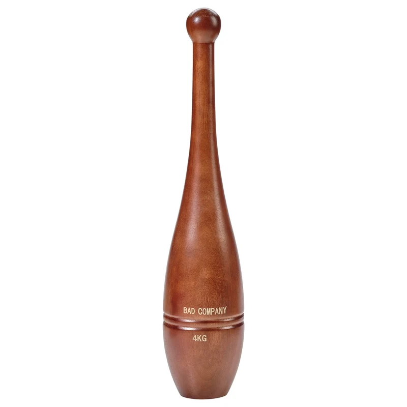 Wooden Indian Club Bell 4 kg