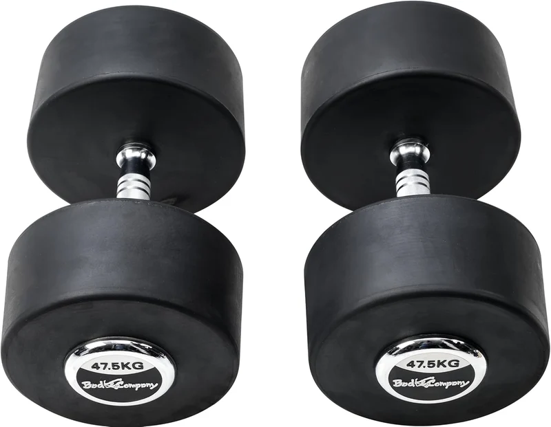 Deluxe 95 Kg (2x47,5) Hanteln Gewichte Rundhanteln Hantel Set Kurzhanteln