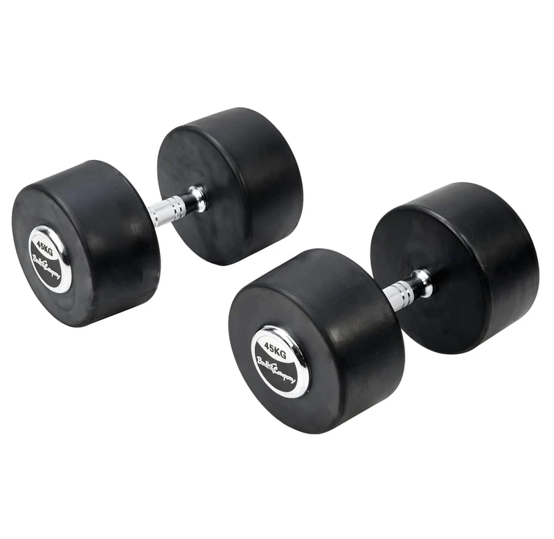 Deluxe 90 Kg (2x45,0) Hanteln Gewichte Rundhanteln Hantel Set Kurzhanteln