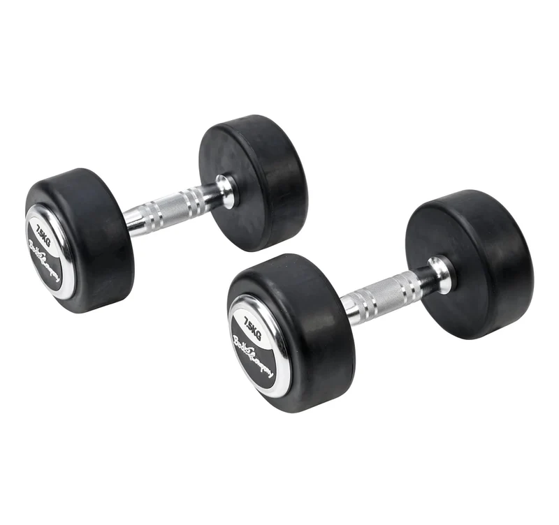 Deluxe 15 Kg (2x7,5) Hanteln Gewichte Rundhanteln Hantel Set Kurzhanteln