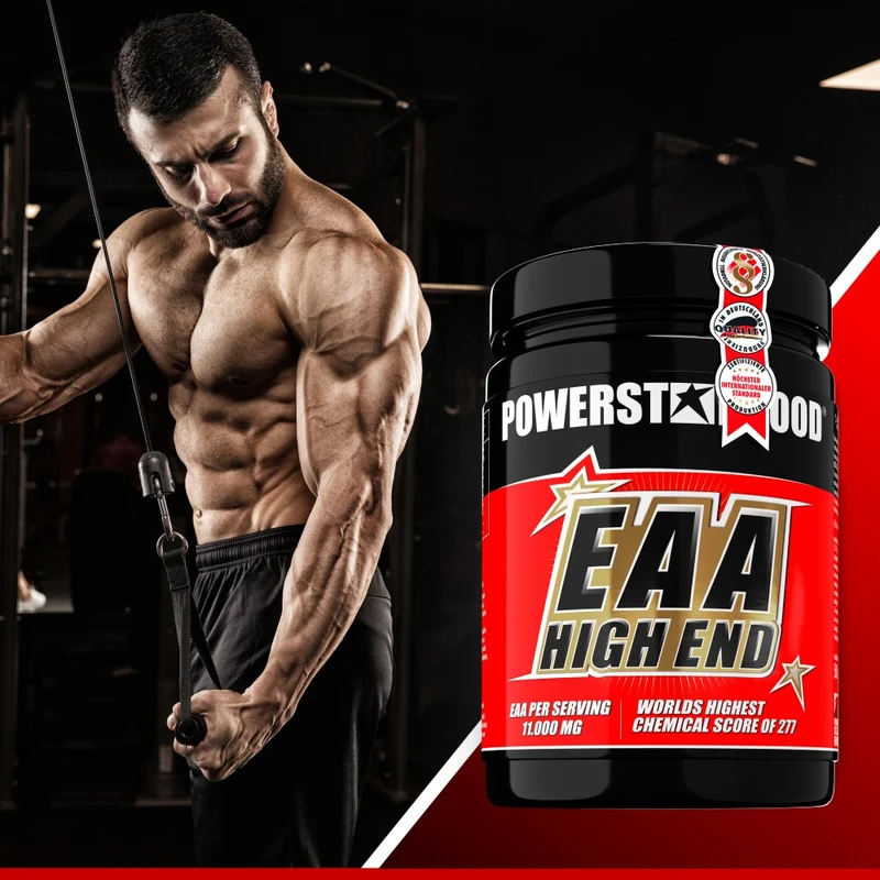 Powerstar Food® EAA HIGH END - Essentielle Aminosäuren - 600 g Pulver