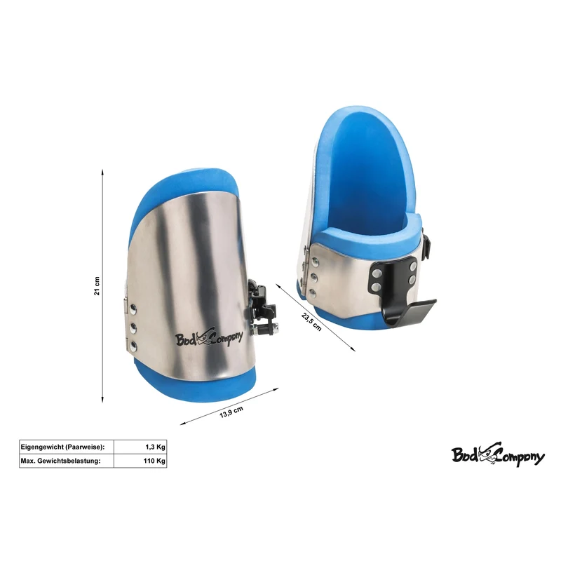 Gravity Boots für ein intensiveres Workout blau