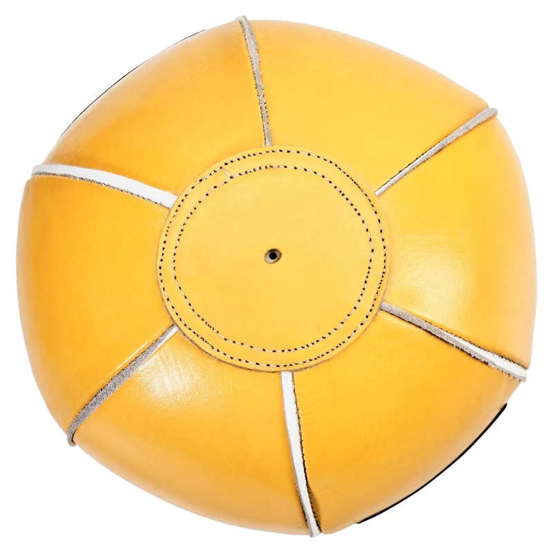 Boxbirne aus Echt-Leder medium yellow
