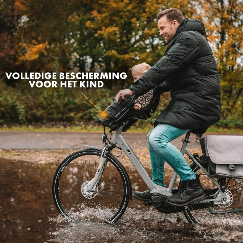 Bike-A-Way Fahrradsitz Regenponcho & Windbreaker - Bobike & Yepp