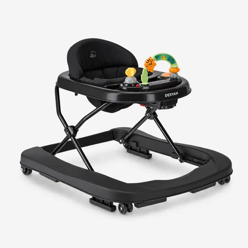 2-in-1 Lauflernwagen Schwarz
