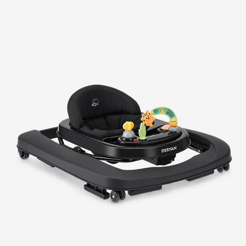 2-in-1 Lauflernwagen Schwarz