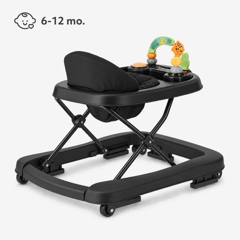 2-in-1 Lauflernwagen Schwarz