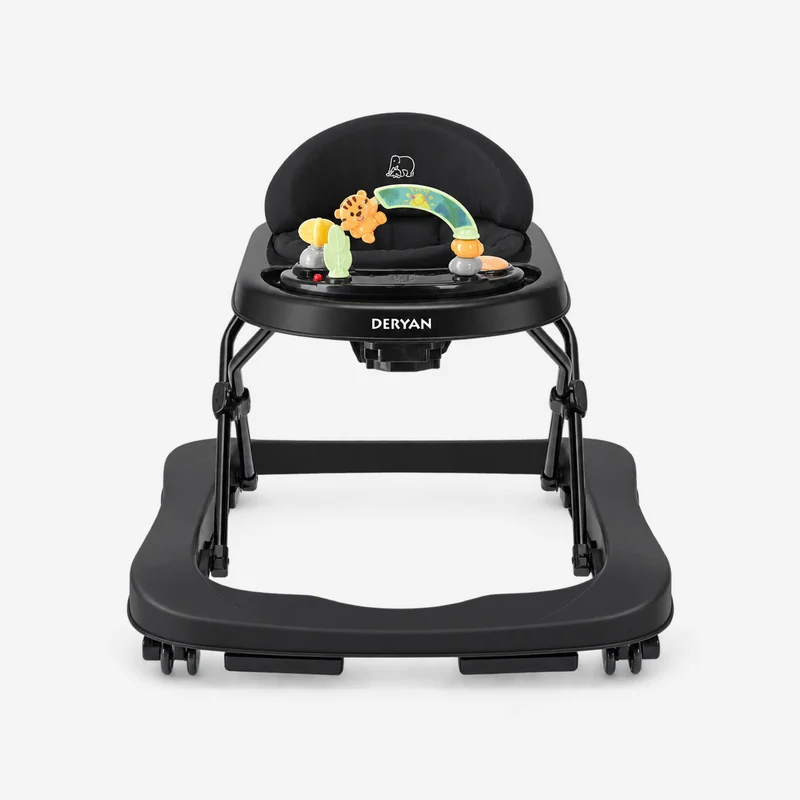 2-in-1 Lauflernwagen Schwarz