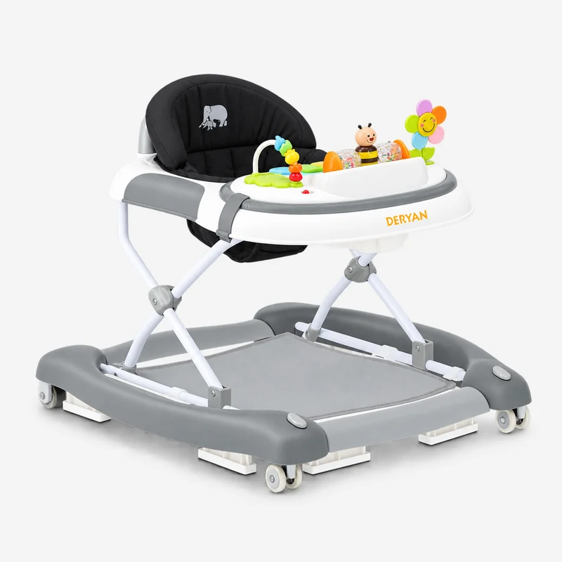 4-in-1 Lauflernwagen Grau
