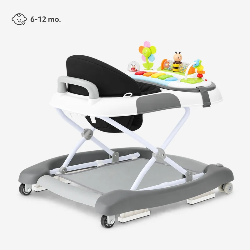 4-in-1 Lauflernwagen Grau