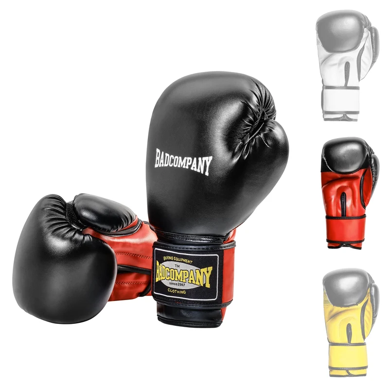Boxhandschuhe aus Kunstleder mit Belüftungssystem