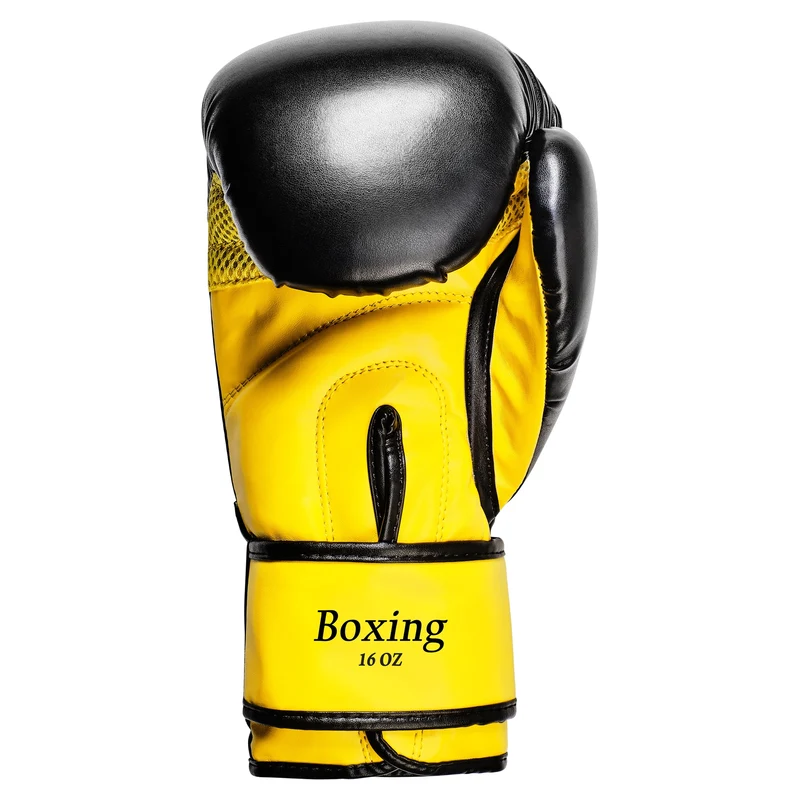 Boxhandschuhe aus Kunstleder mit Belüftungssystem