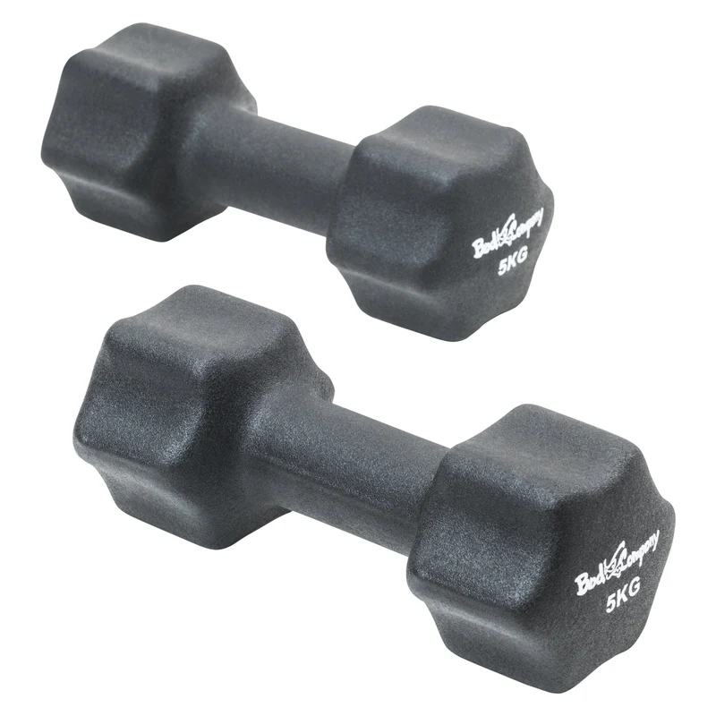 10Kg (2x5,0) Neopren Gymnastik Hanteln Hantel Gewichte Hantel-Set