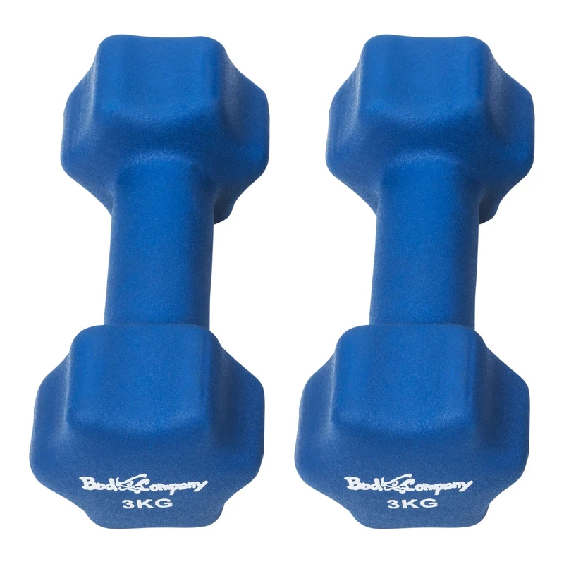 6Kg (2x3,0) Neopren Gymnastik Hanteln Hantel Gewichte Hantel-Set