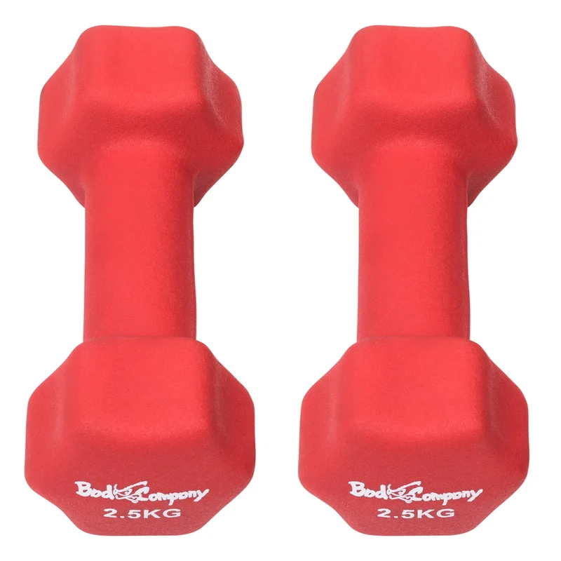 5Kg (2x2,5) Neopren Gymnastik Hanteln Hantel Gewichte Hantel-Set