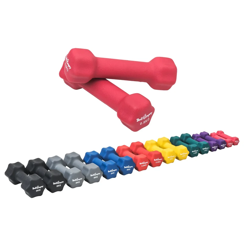 1Kg (2x0,5) Neopren Gymnastik Hanteln Hantel Gewichte Hantel-Set