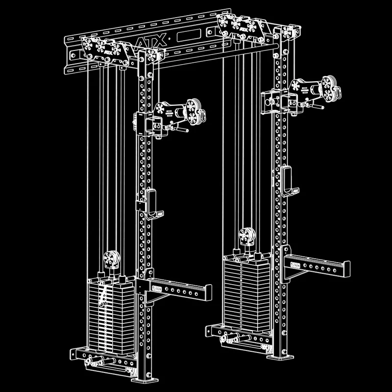 ATX® Half Rack Wall - Kabelzug