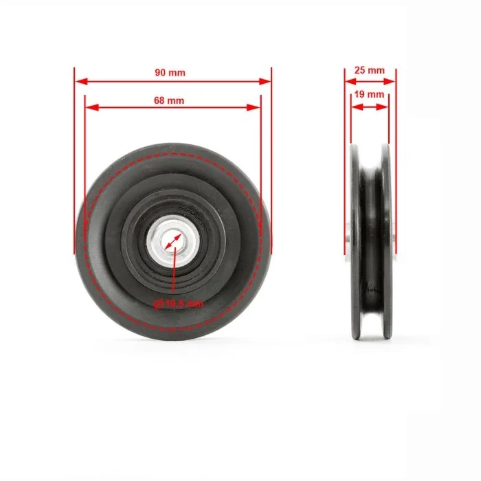 Seilrolle / Umlenkrolle ø 90 mm