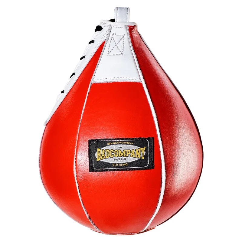 Boxbirne aus Echt-Leder medium red