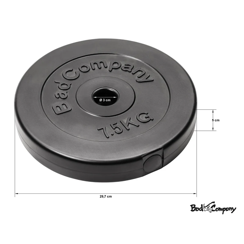 15 Kg (2x7,5) Hantelscheiben Hanteln 30/31mm Kunst.