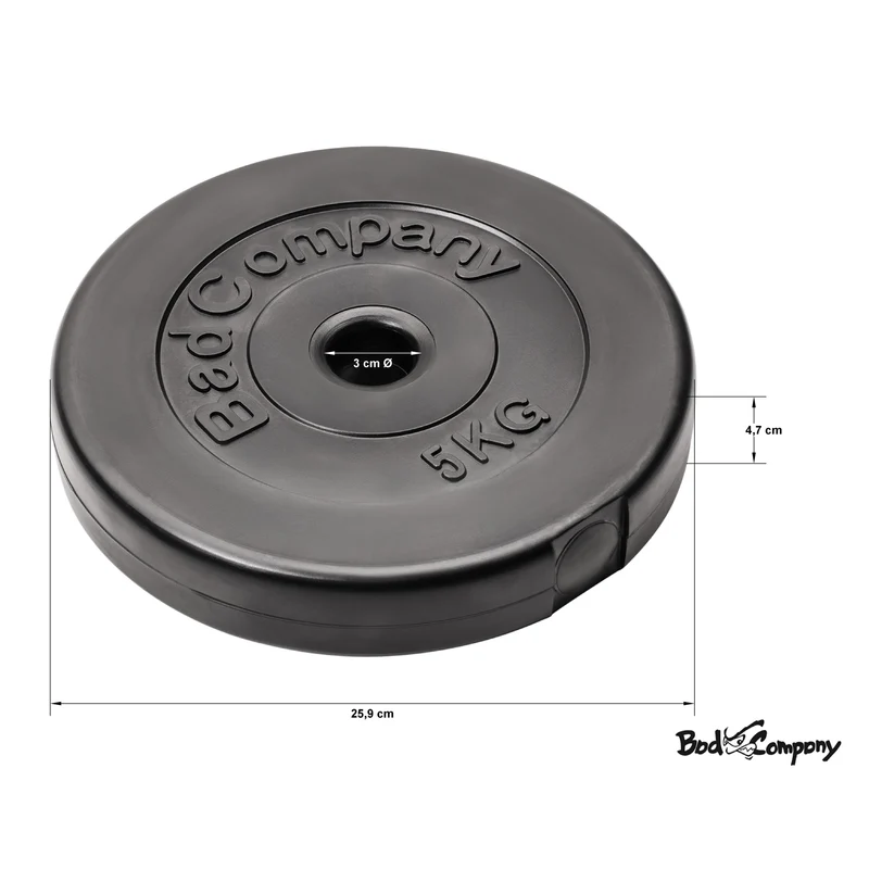 10 Kg (2x5) Hantelscheiben Hanteln 30/31mm Kunst.
