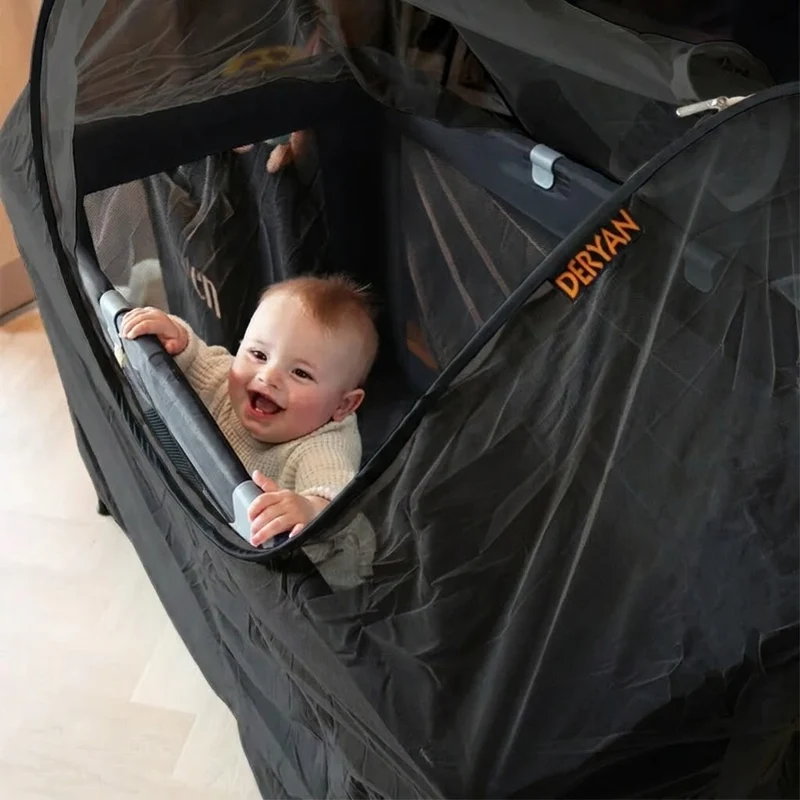 Luxus Campingbett Moskitonetz - Pop Up Nachtabdeckung