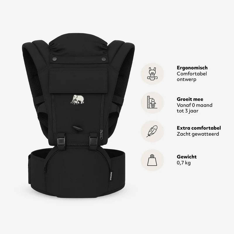 Pack Luxe Tragehilfe, schwarz