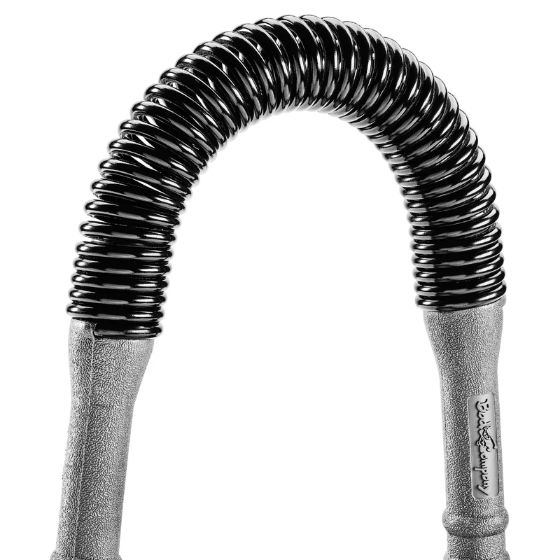 Biegehantel mit starker Widerstandsfeder aus Stahl grey