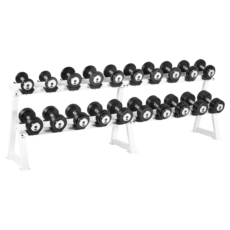 Profi Studio Satz von 5 Kg - 27,5 Kg inkl. Ablage/Rack Guss