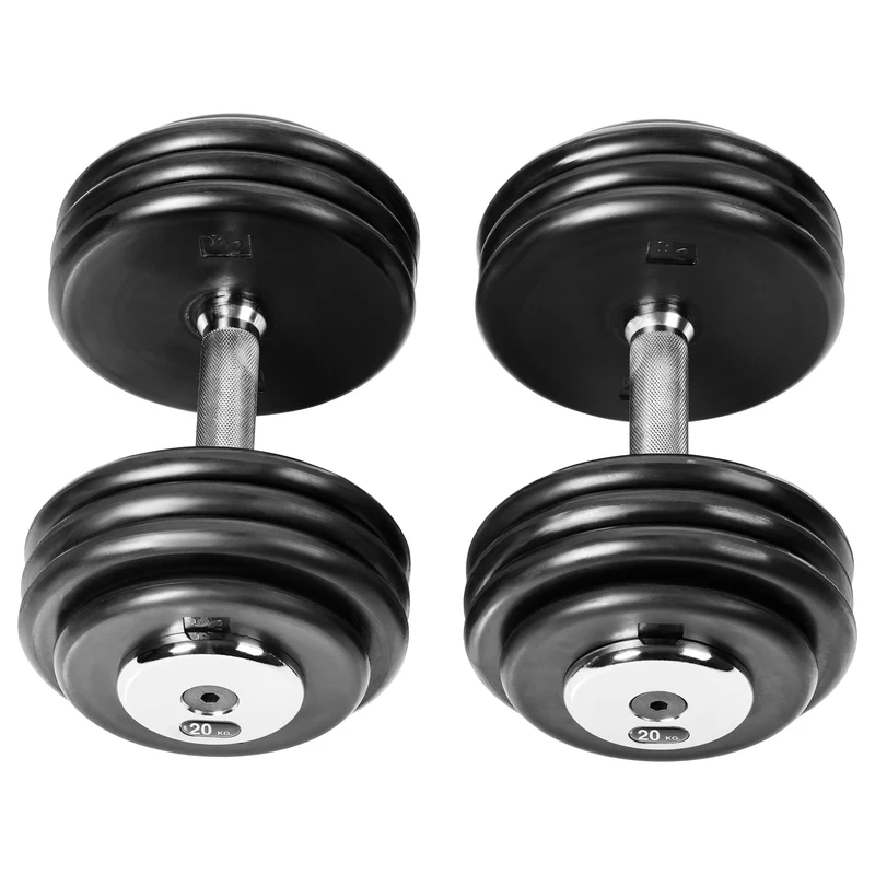 Profi Studio Satz von 5 Kg - 27,5 Kg inkl. Ablage/Rack Gummi