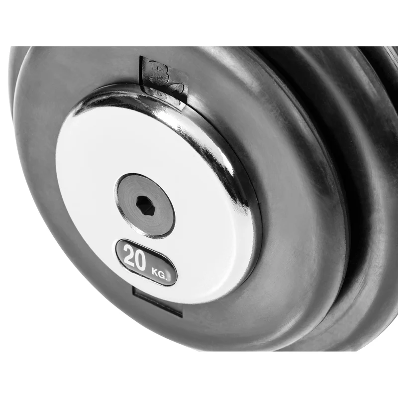 Profi Studio Satz von 5 Kg - 27,5 Kg inkl. Ablage/Rack Gummi