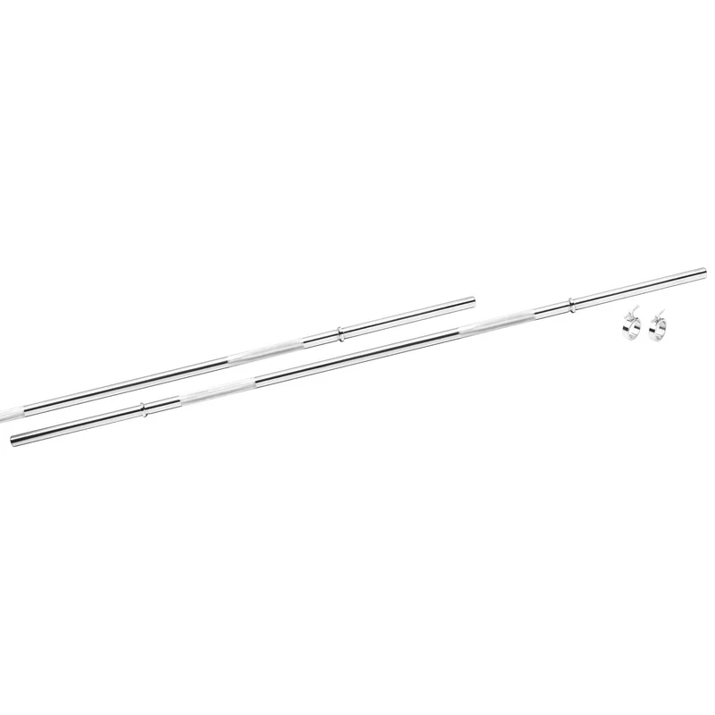 Profi Langhantelstange 168cm Chrom inkl. Feststellringe
