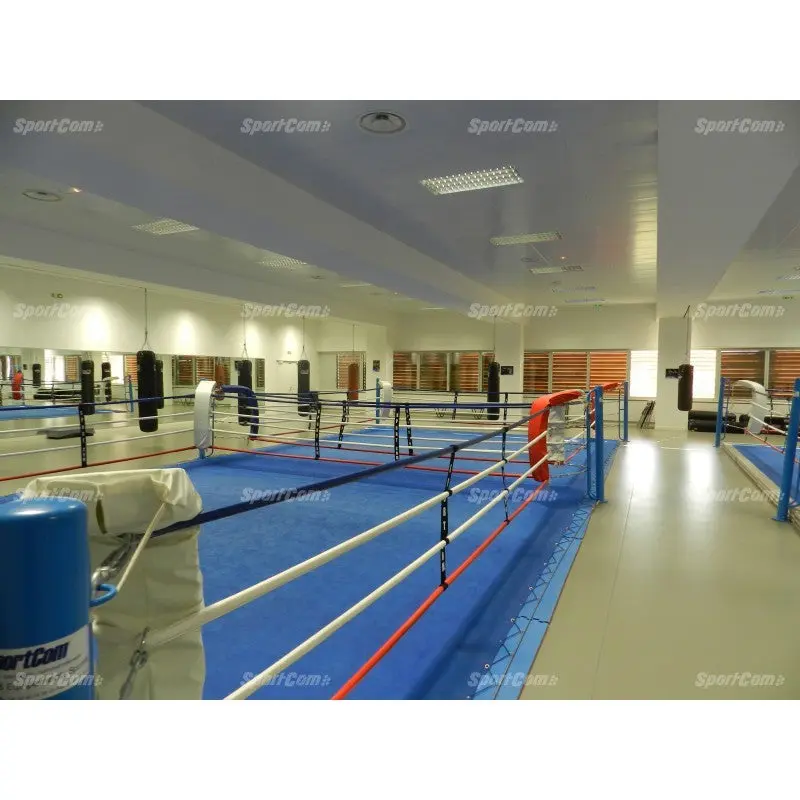 Doppel-Boxring – Bodenpfosten mit Spannseilen
