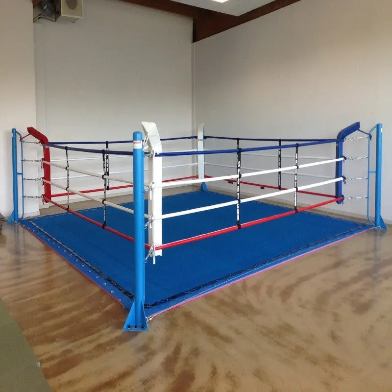 Rutschfeste Ringplane für Bodenmontage-Boxringe – 4×4 bis 6×6 m