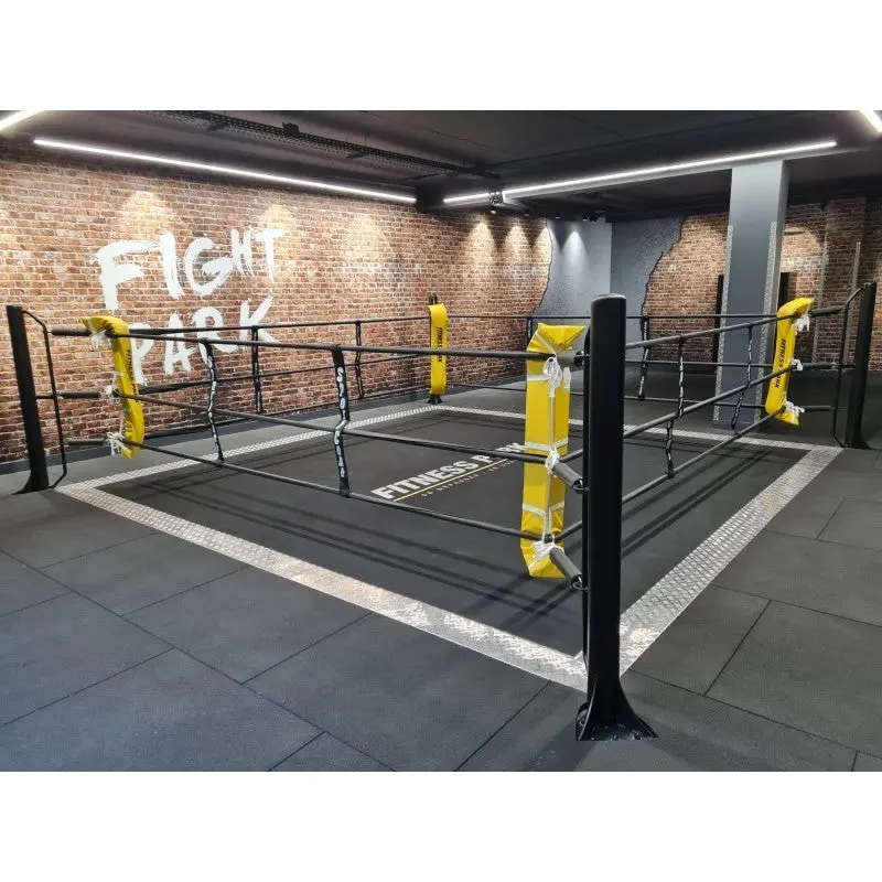 Rutschfeste Ringplane für Bodenmontage-Boxringe – 4×4 bis 6×6 m