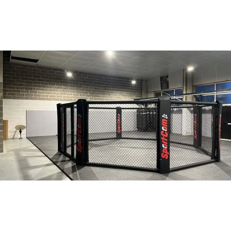 MMA-Käfig zur Bodenmontage – Oktagon Ø 4–7 m, 1,93 m hoch