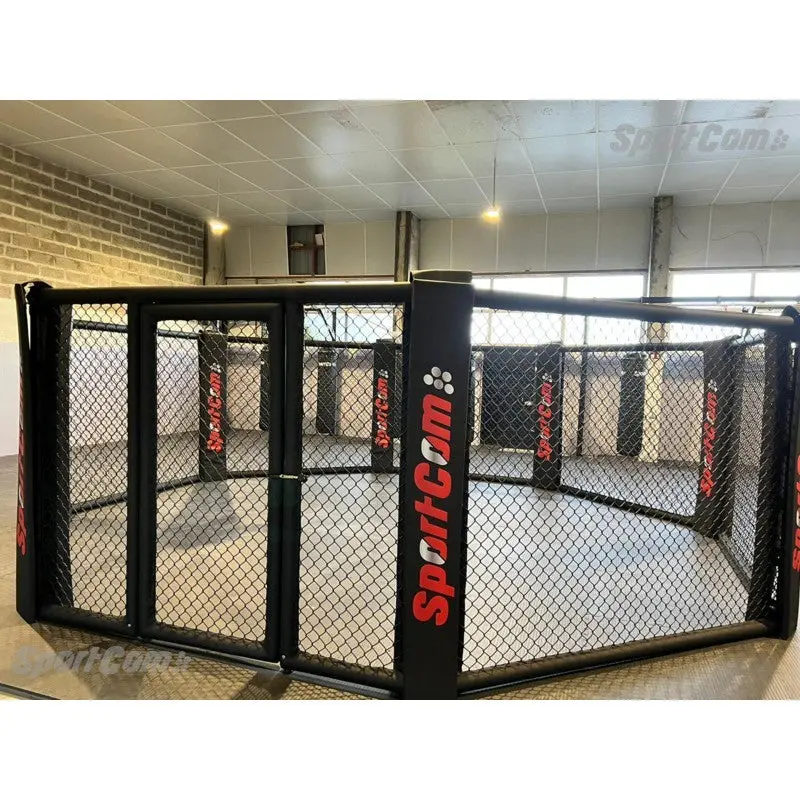 MMA-Käfig zur Bodenmontage – Oktagon Ø 4–7 m, 1,93 m hoch