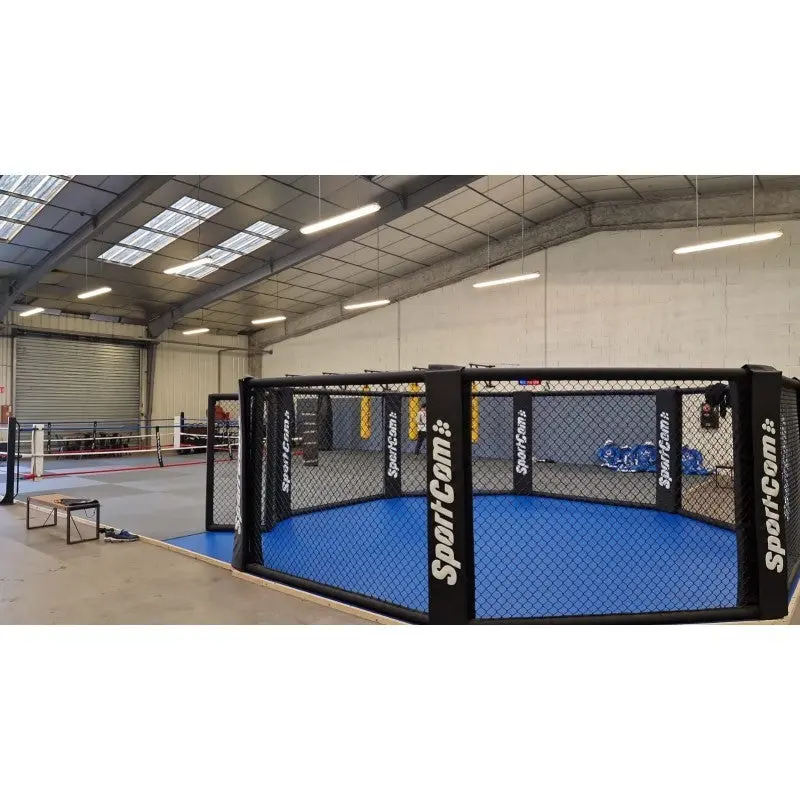 MMA-Käfig zur Bodenmontage – Oktagon Ø 4–7 m, 1,93 m hoch