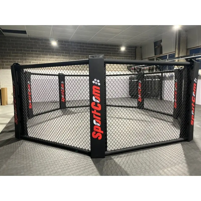 MMA-Käfig zur Bodenmontage – Oktagon Ø 4–7 m, 1,93 m hoch