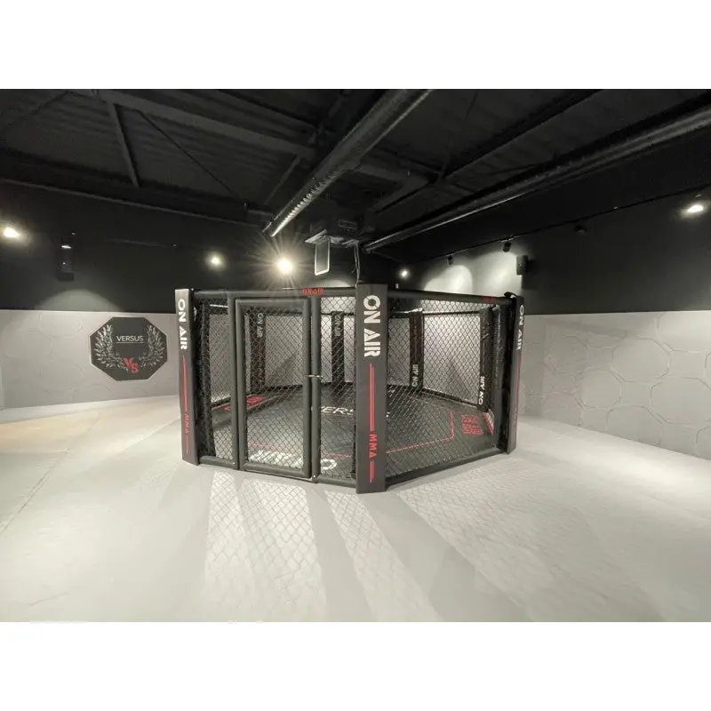 MMA-Käfig zur Bodenmontage – Oktagon Ø 4–7 m, 1,93 m hoch