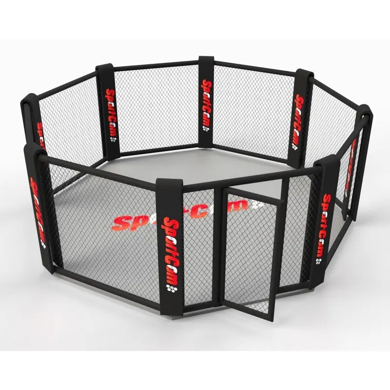 MMA-Käfig zur Bodenmontage – Oktagon Ø 4–7 m, 1,93 m hoch