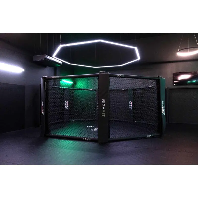 MMA-Käfig zur Bodenmontage – Oktagon Ø 4–7 m, 1,93 m hoch