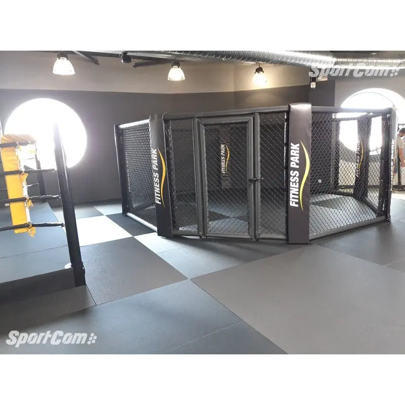 MMA-Käfig zur Bodenmontage – Oktagon Ø 4–7 m, 1,93 m hoch