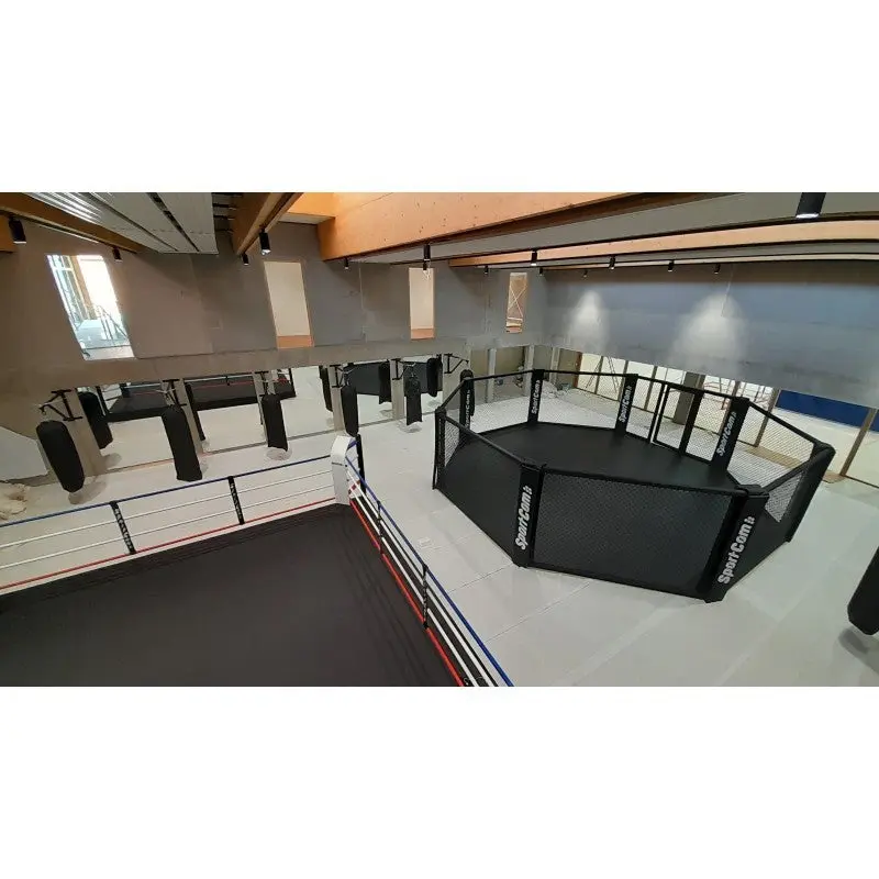 MMA-Käfig zur Bodenmontage – Oktagon Ø 4–7 m, 1,93 m hoch