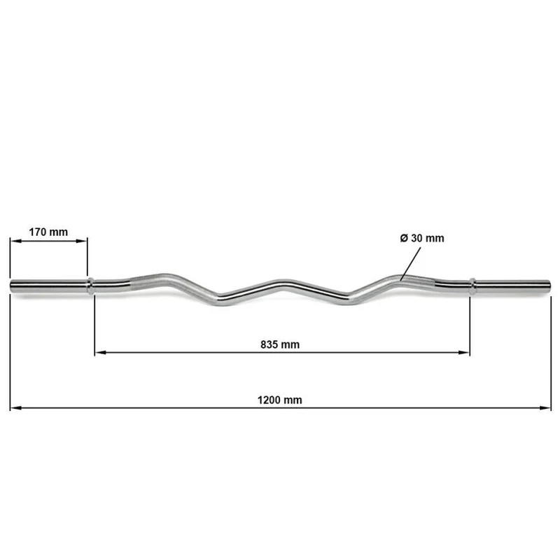 SZ Stange - 30 mm x 120 cm - glatte Aufnahme