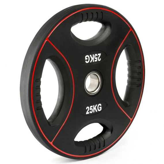 Polyurethan 4 Grip Hantelscheiben 50 mm - 1,25 kg bis 25 kg